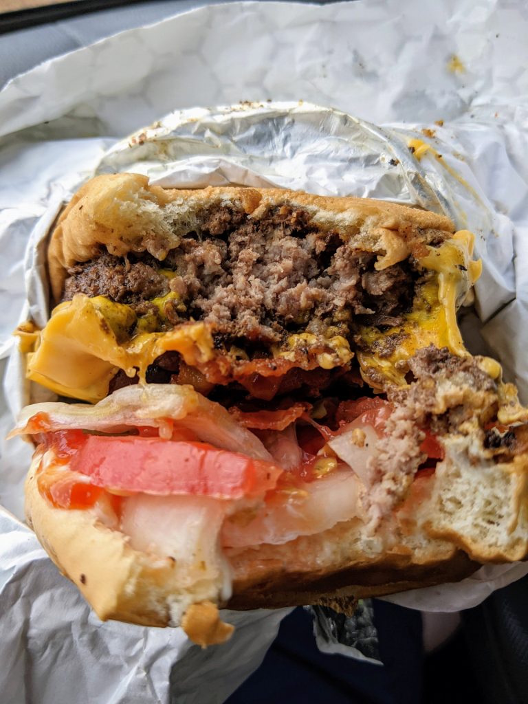 A Burger from Burger Boys In Knoxville